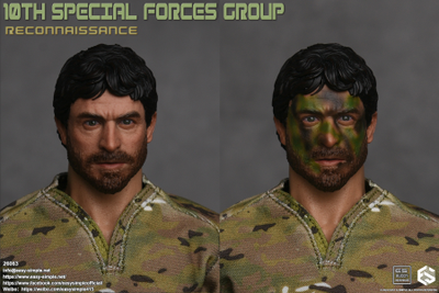 Разведчик спецназа США - Коллекционная ФИГУРКА 1/6 10TH SPECIAL FORCES GROUP Reconnaissance (26063) - Easy&Simple
