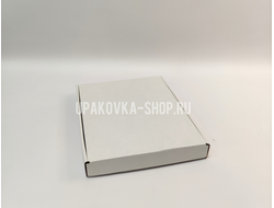 Коробка с откидной крышкой 190*255*27 мм БЕЛЫЙ