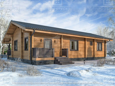 Дом из клееного бруса Алла, 126 м2