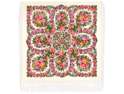 Павловопосадский платок Озарение 1957-2