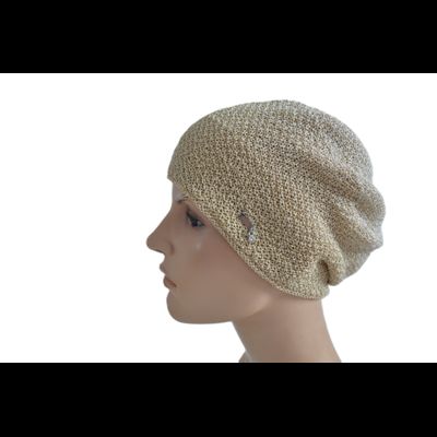 Золотистый женский берет Италия Vizio