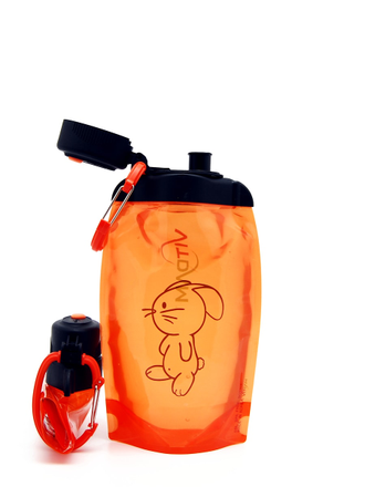 Складная бутылка для воды арт. B050ORS-1415 с рисунком