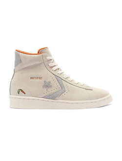 Кеды Converse x Bugs Bunny высокие бежевые