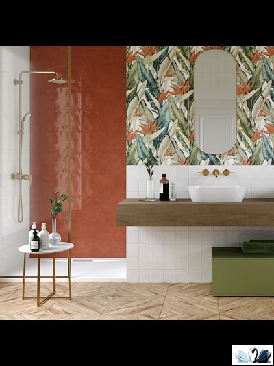 xПлитка настенная Gracia Ceramica Mango white square wall 25 х 60 см рельеф