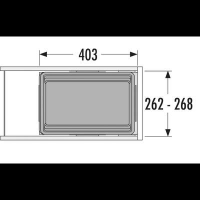 Встраиваемая система 30л Cargo Synchro Hailo