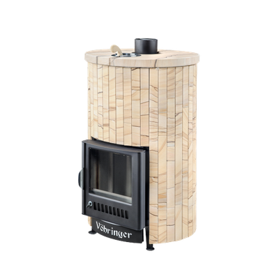 Печь Ферингер Уют Окаменевшее дерево наборный до 18 м3