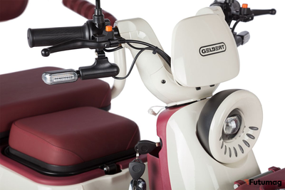 Электротрицикл Rutrike Gelbert Mercury 48V/60V 650Вт бело-красный