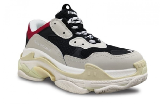 Balenciaga Triple-S (БАЛЕНСИАГА) Черно-Бежевые женские (36-40)