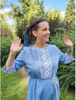 Платье крапивное "Пробуждение"