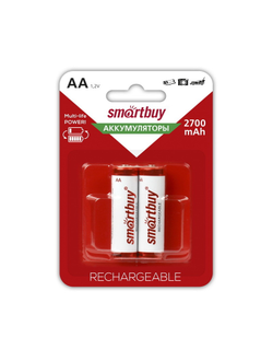 Аккумулятор Smartbuy 2700mAh AA/2BL NiMh 2шт/бл (SBBR-2A02BL2700)