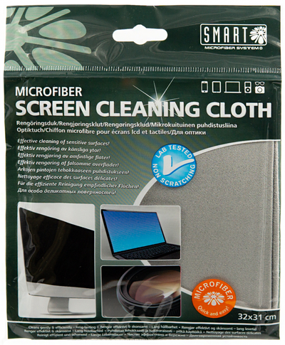 SMART Салфетка для оптики (замша). Размер 32×31 см. Арт. 3317