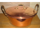 Медный таз с крышкой CopperCrafts Португалия арт.1438