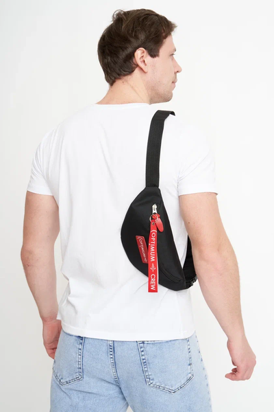 Сумка на пояс Optimum Mini RL, черная