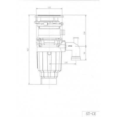 Измельчитель пищевых отходов Bone Crusher BC 610