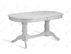 Стол Чарли-1,6 белый с серебром купить в Алуште