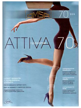 Колготки Attiva 70, 4 daino