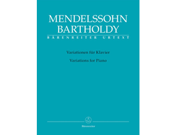 Mendelssohn-Bartholdy, Felix Variationen für Klavier