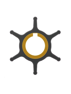 Импеллер посадка шпонка Ancor 5369 Ø39/13,2x21,9мм 6 лопастей для помпы охлаждения двигателя из чёрного неопрена