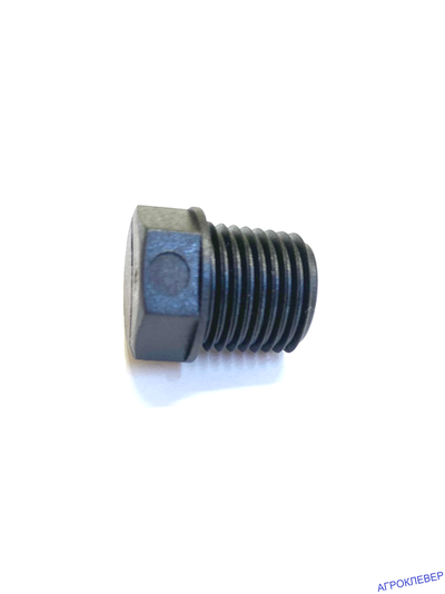 Заглушка 1/4 пластик (для обвязки гидравлических клапанов)