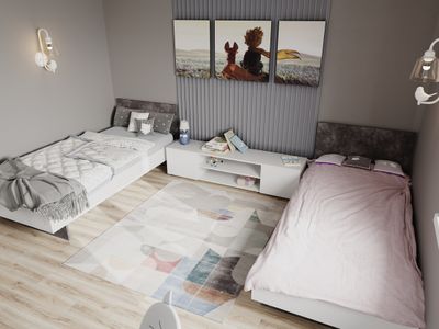 Спальный гарнитур Сканди вариант 2 (Гросс)