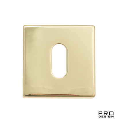 Накладка под ключ буратино на квадратном основании Fratelli Cattini KEY 8-OLV полированная лат 2 шт.