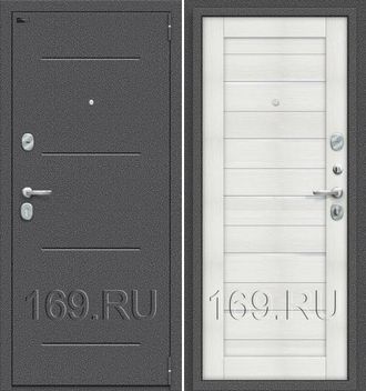 Стальная дверь Porta S 104.П22 Bianco Veralinga/White Waltz