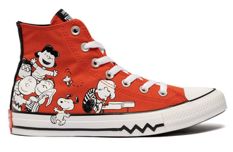 Кеды Converse x FAB LAB: Gorillaz высокие бежевые