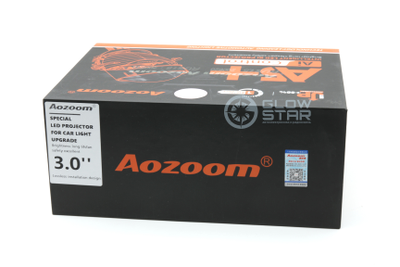 Светодиодные билед модули Aozoom A5+ Bi-Led 2020, 3.0 дюйма, 35w, 9-16v, крепление 3R и винтом, драйвер встроенный (комплект, 2шт)