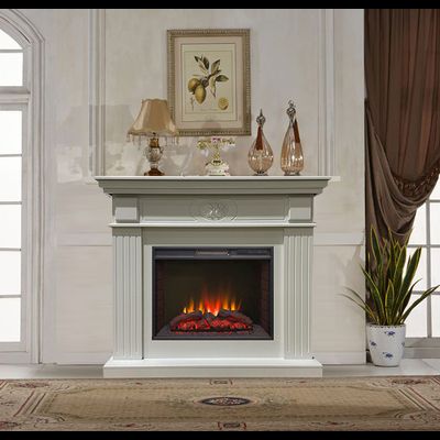 Электрокамин Бруклин WT с очагом Sparta 25.5 LED