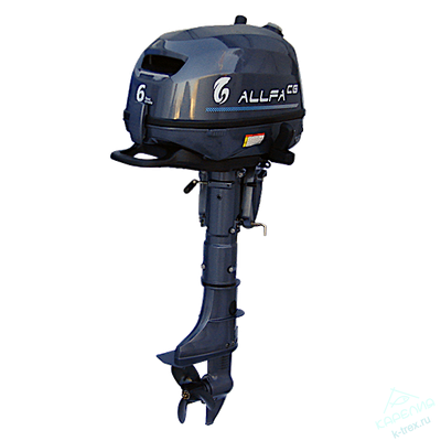 Лодочный мотор ALLFA F6 ( с внешним баком 12л )