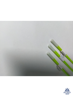Кончик хлыстик для зимней удочки (1,4 мм, 60 см, зеленый)