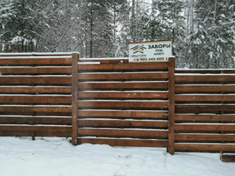 Деревянный забор 1,8 м