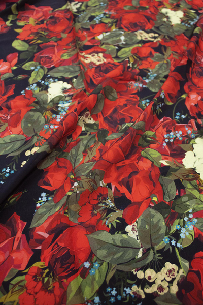 Павловопосадский платок  10475-18