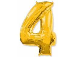 Цифра 4 золото