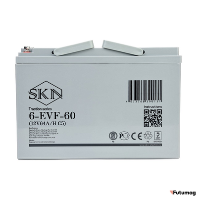 Тяговый аккумулятор SKN 6-EVF-60 (12V64A/H C5)