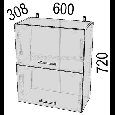 Шкаф кухонный Аляска АГВ-60 (600)