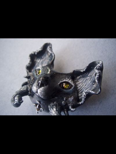 Коллекционная брошь с морским котом "Глубоководный Дэйви Кош"