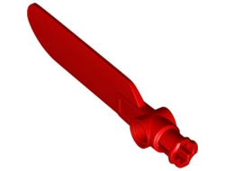Technic Rotor Blade Small with Axle and Pin Connector End, Red (99012 / 6380300)