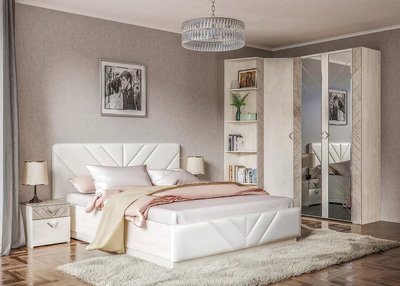 Шкаф Угловой Амели 13.131 Угловой Шелковый камень