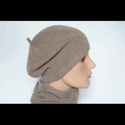 Женский шарф из кашемира Vizio Италия 9000 S ореховый