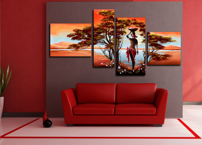 Модульная картина "Сексуальная Африка"