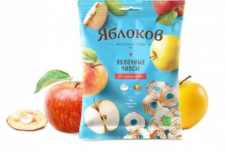 Яблочные чипсы из сладких яблок 25г, (2шт.)