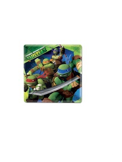 Тарелка Черепашки-Ниндзя 25см квад 8шт
