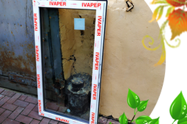 Замена глухого стеклопакета на створку