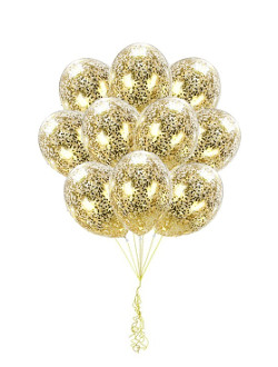 Шар с Конфетти (шестиугольное) / Confetti