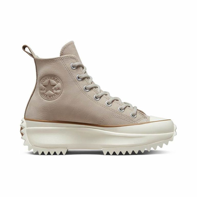 Кеды Converse Run Star Hike бежевые высокие кожаные