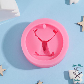 Молд «Олень», 8,5×8,5×2,8 см, цвет МИКС