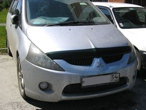 Дефлектор капота темный MITSUBISHI GRANDIS 2004-2011, NLD.SMIGRA0412