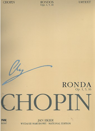 Chopin, Frédéric. National Edition vol.8 A 8 - Rondos for piano