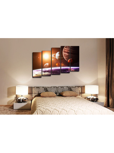 Модульная картина "Прекрасная галактика"